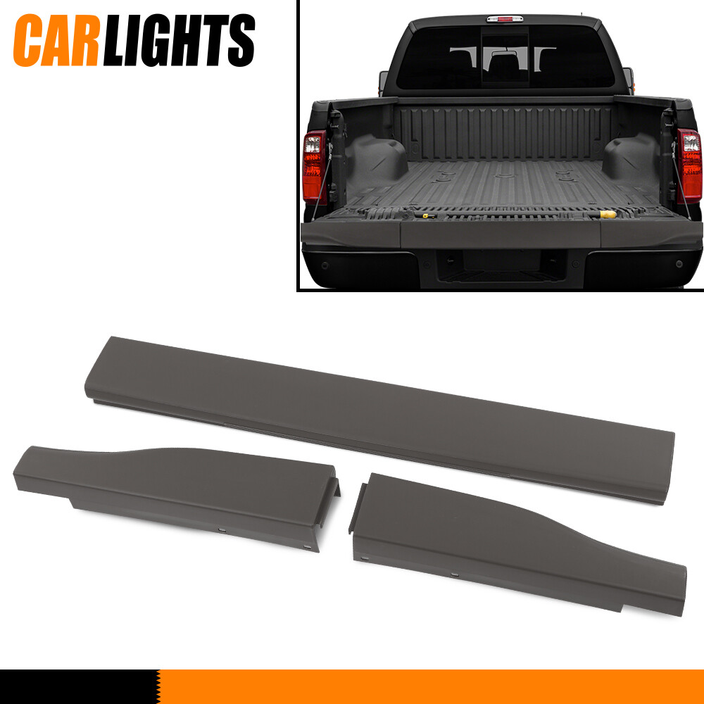 Fit For 08-16 Ford F250 F350 King Ranch Flex Step Tailgate Trim Cap Molding Kit