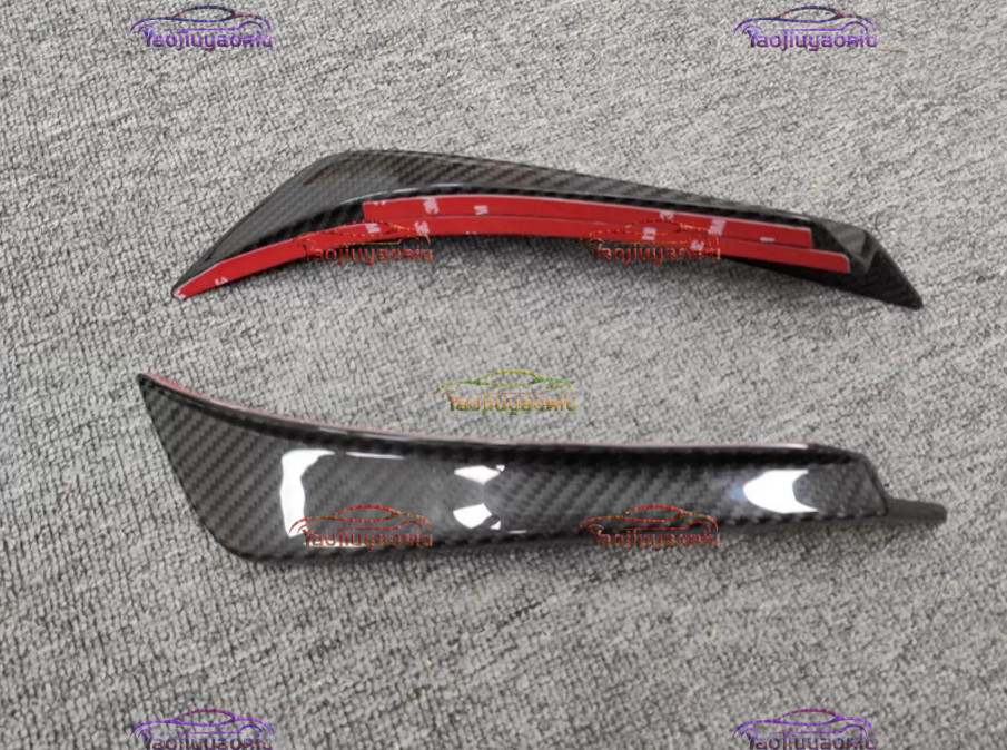 For Maserati MC20 2020-2024 Dry Carbon Fiber Front Bumper Side Splitter Canard