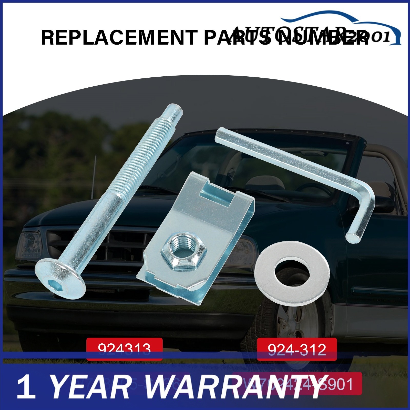 8 Bolts Bed Mounting Hardware Kit 924-312 Fits For Ford F150 Truck 2004-2014 NEW