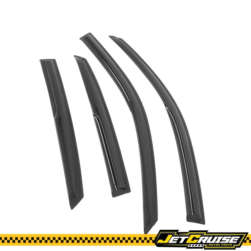 Fits 22-24 Honda Civic Mug Style Acrylic Window Visors Rain Sun Guard Deflector