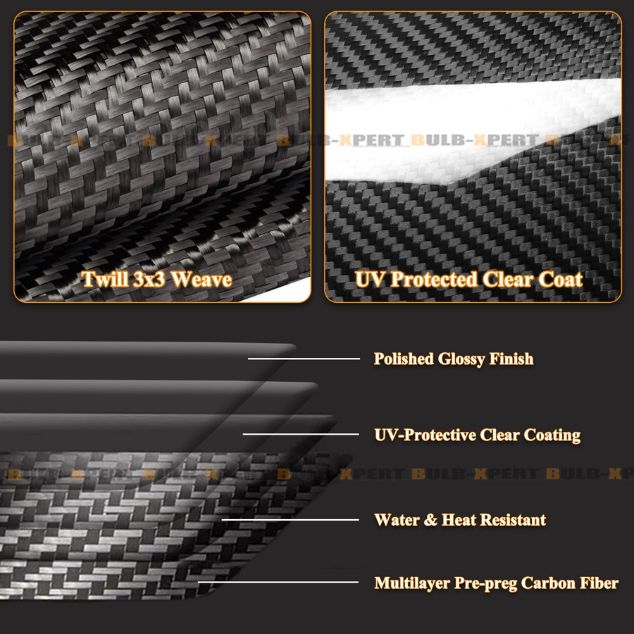 For BMW G87 M2 G42 M240 Full Carbon Fiber Mirror Cap Overlay + Pillar Base Cover