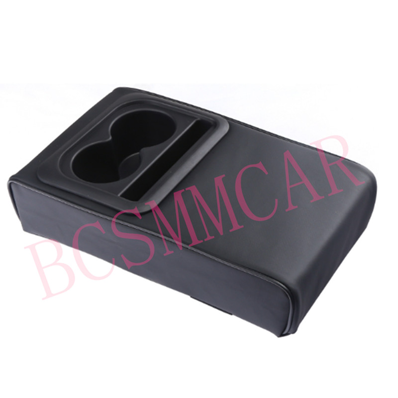 Armrest Pad Cover Center Console Box Cushion Protector Accessories Black For Car