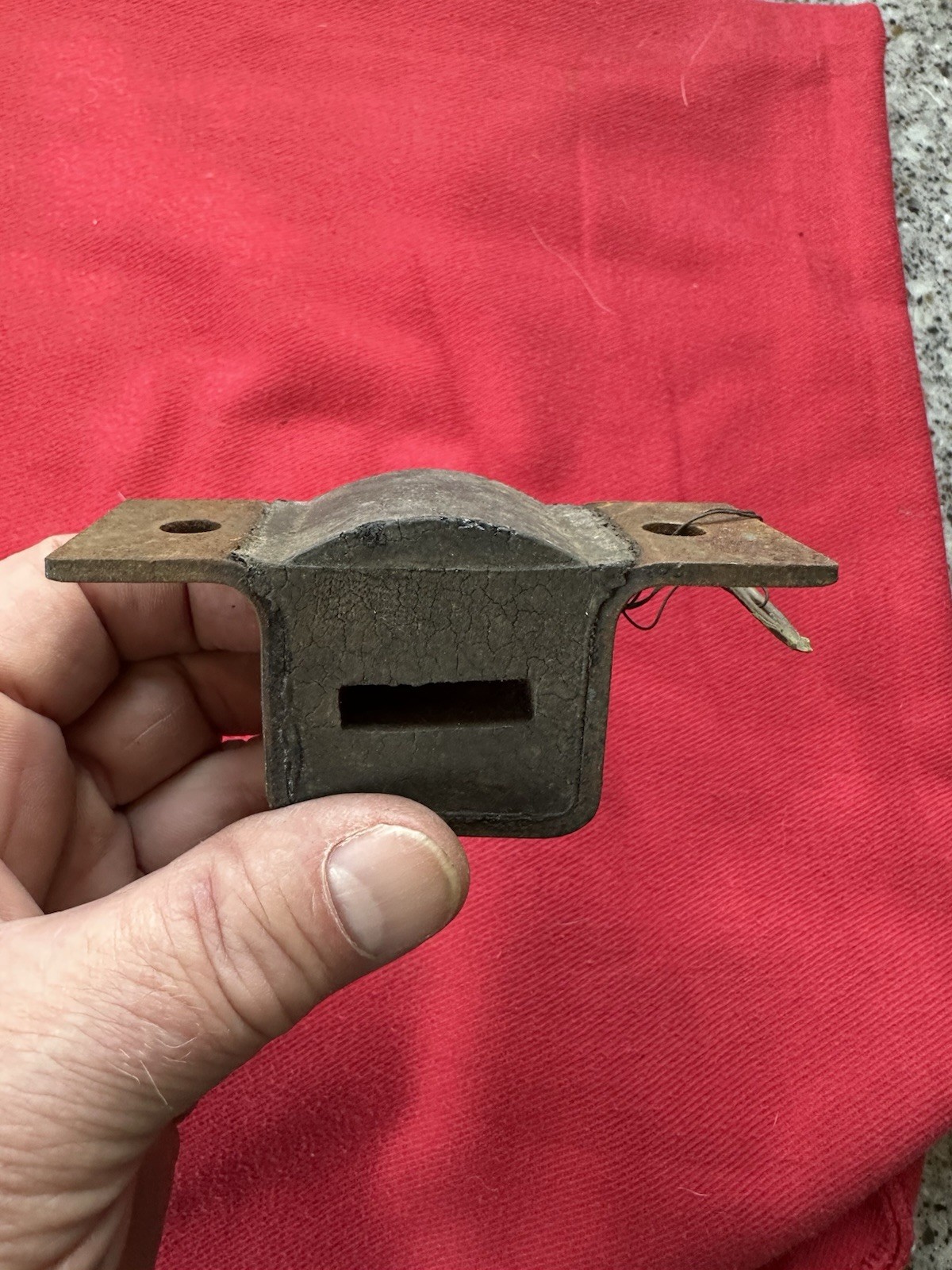 NOS Vtg DODGE CHRYSLER PLYMOUTH EXHAUST PIPE HANGER BRACKET MOUNT MOPAR TRUCK