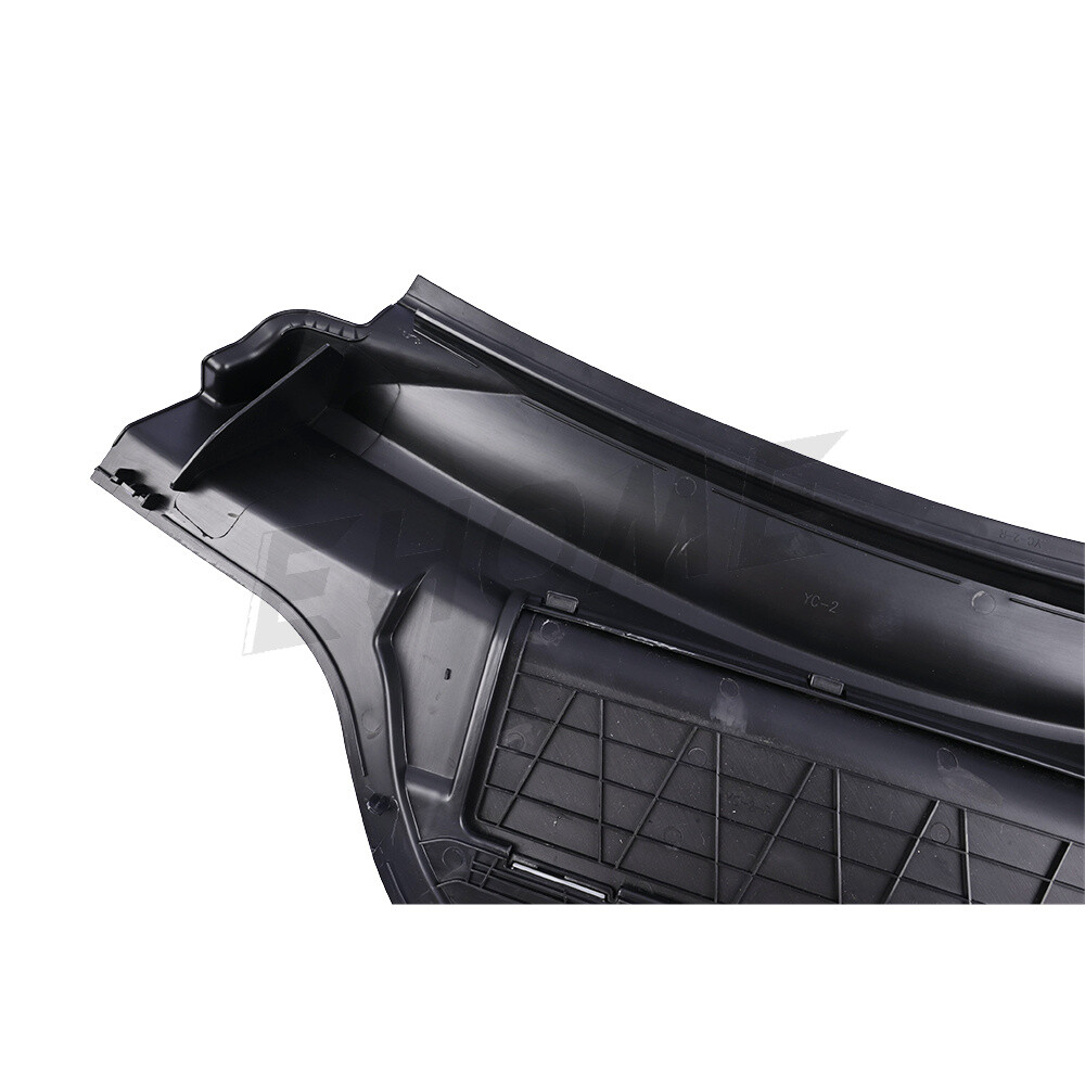 Black For 2007-15 Mini Cooper R55 R56 R57 Windshield Cowl Cover Apron 2pcs
