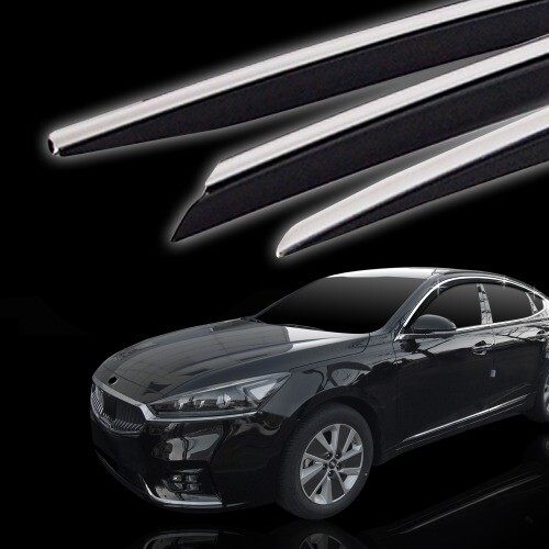 Chrome Edge Smoke Window Shade Rain Vent Visor 6p for 17 18 19 20 21 Cadenza K7