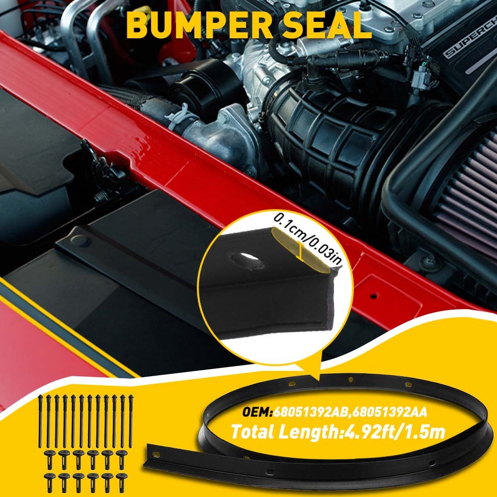 Quality Super Durability Bumper Rubber Seal For 2008-2022 Dodge Challenger