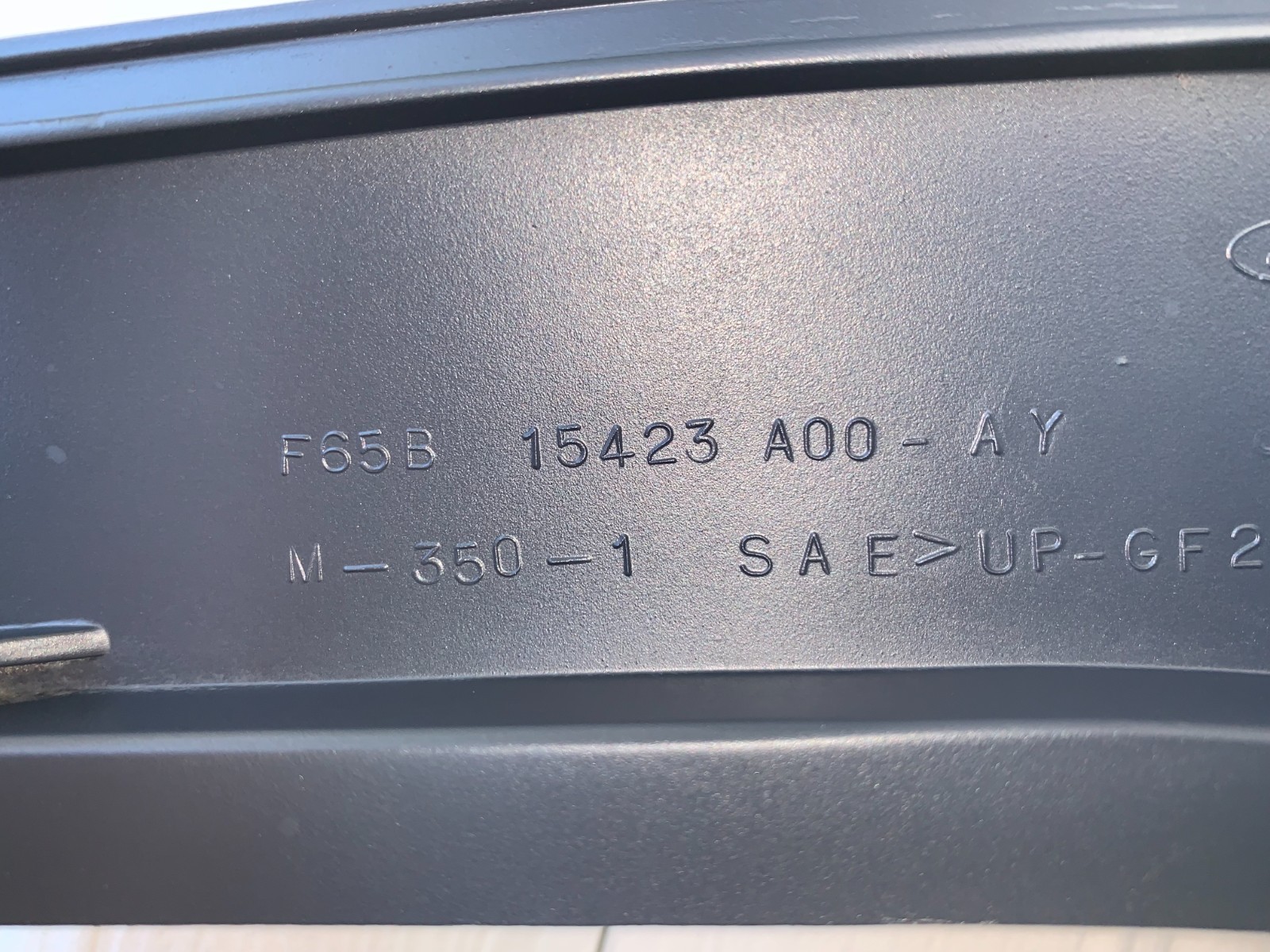 1997-2003 Ford F150 Regular/Crew Cab Fiberglass OEM Rear Window Trim – Rare!