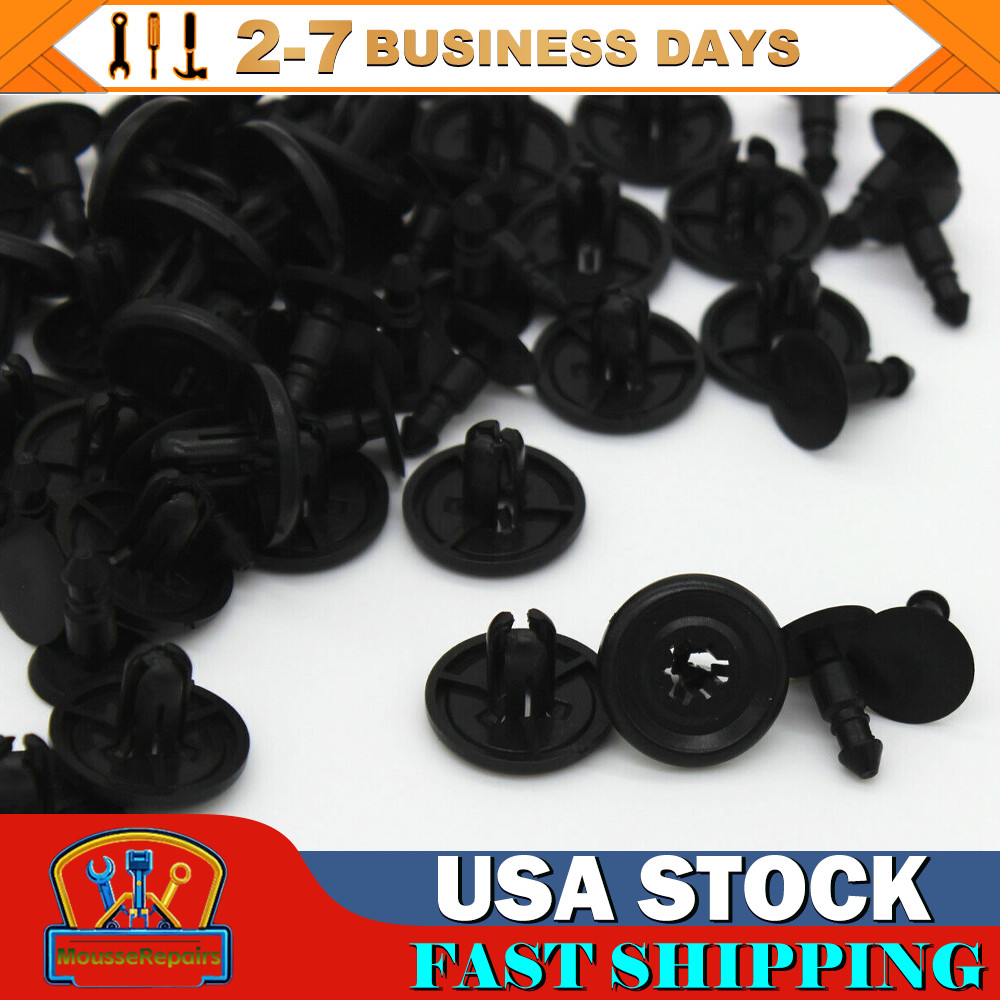 100Pcs Push Retainer Clips Pin Fastener 90467-07201 fit for Toyota Lexus mp