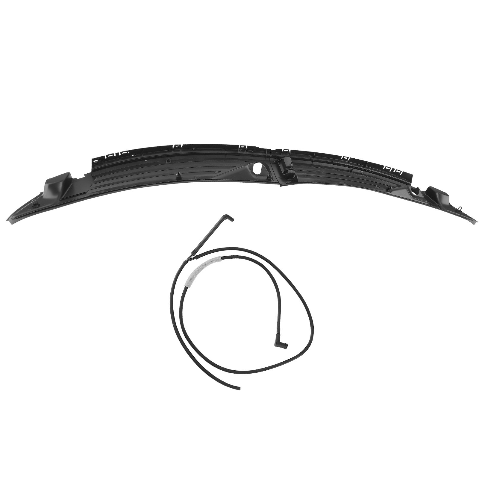 Front Cowl Panel Grille Vents Windshield Wiper Set w/Seals for 09-14 Ford F150