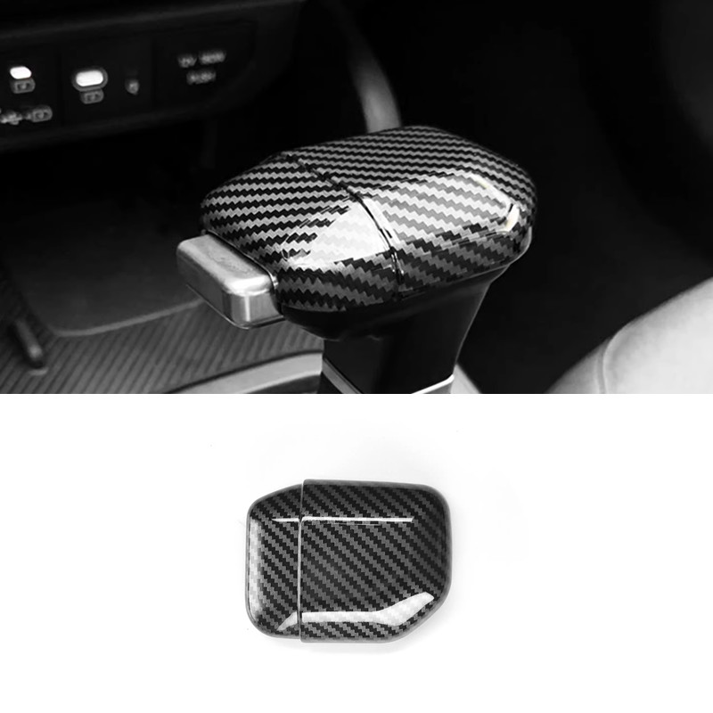 Carbon fiber Car Gear Shift Knob Cover 1pcs For Kia Sportage 2026
