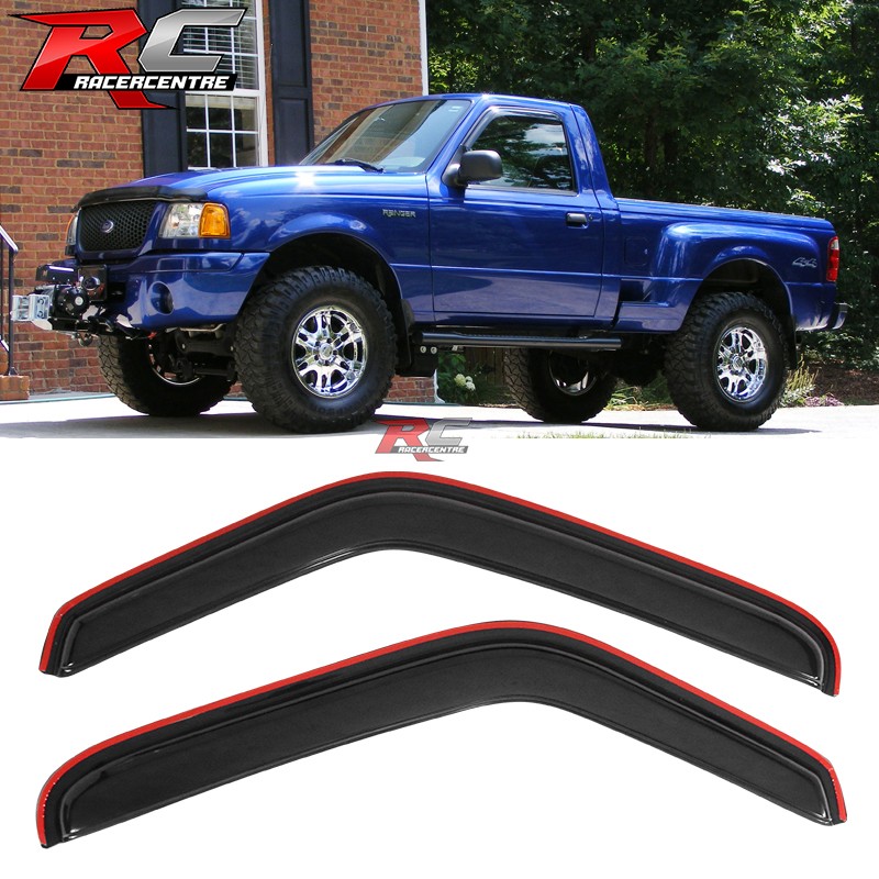 Fits 93-11 Ford Ranger Mazda B Regular Cab In Channel Vent Window Visors