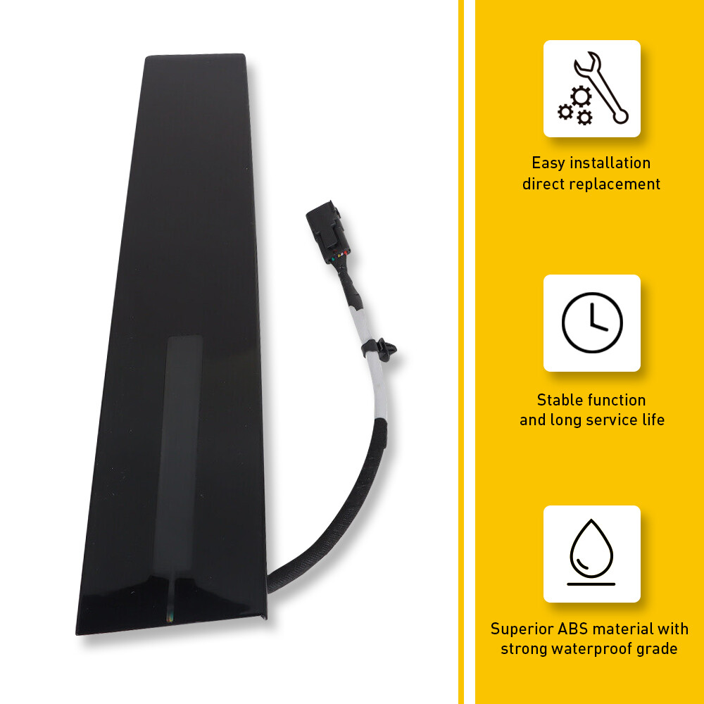 Left Driver Side For 2011-19 Ford Door Entry Keypad Pillar Molding Trim Black