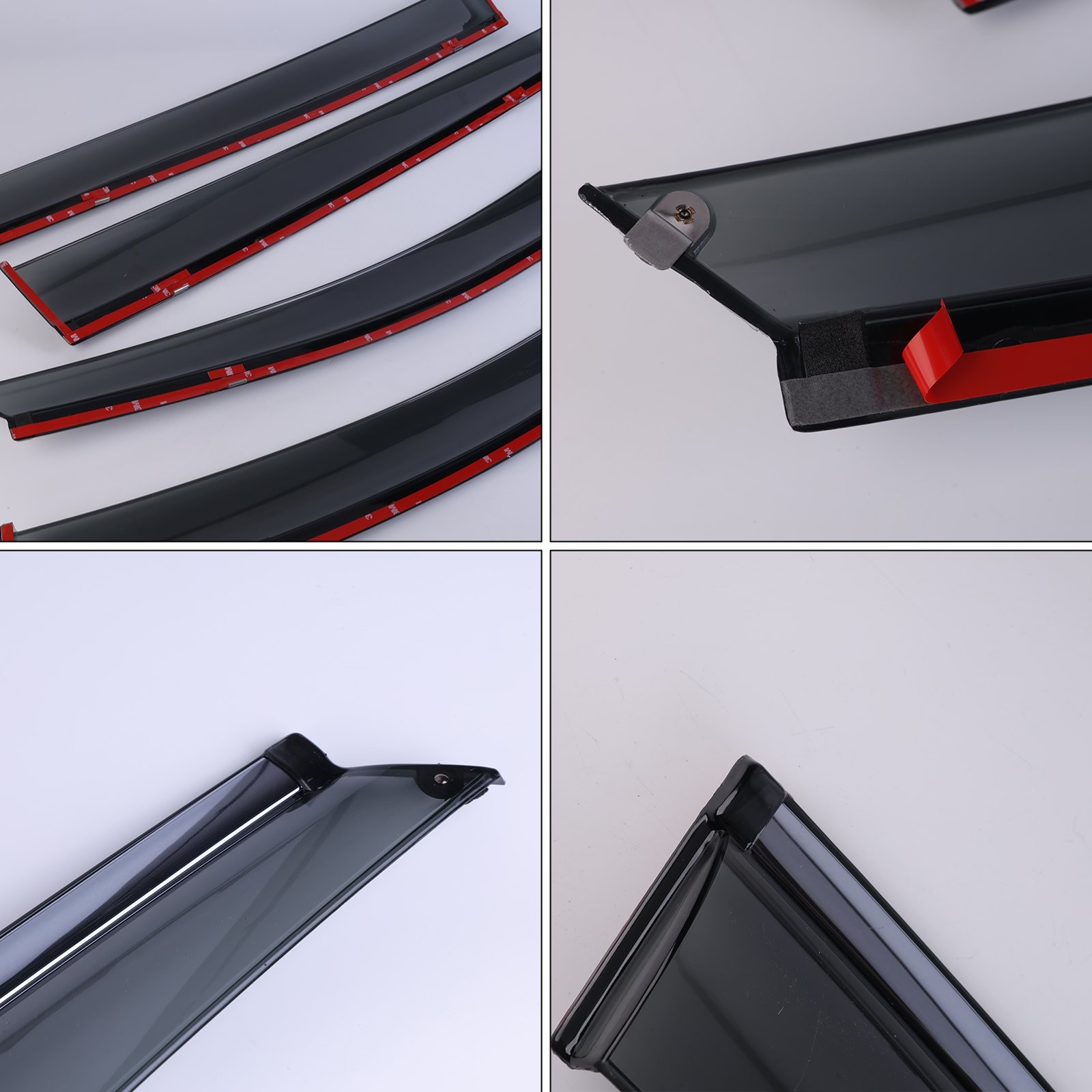 In-Channel Vent Window Visors Rain Sun Guard Deflector For Kia Sorento 2016-2020