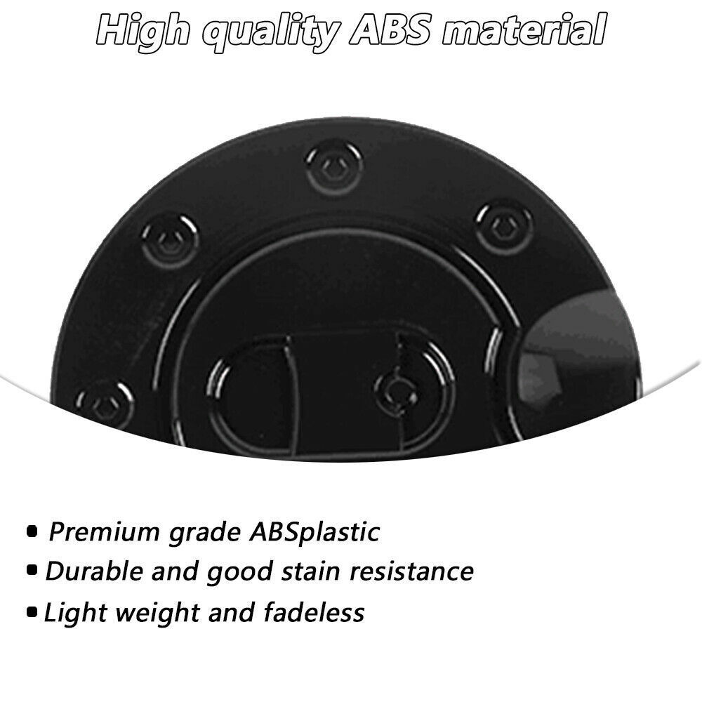 For 2004-08 Ford F-150 Car Filler Fuel Tank Door Gas Cap COVER TRIM GLOSS BLACK