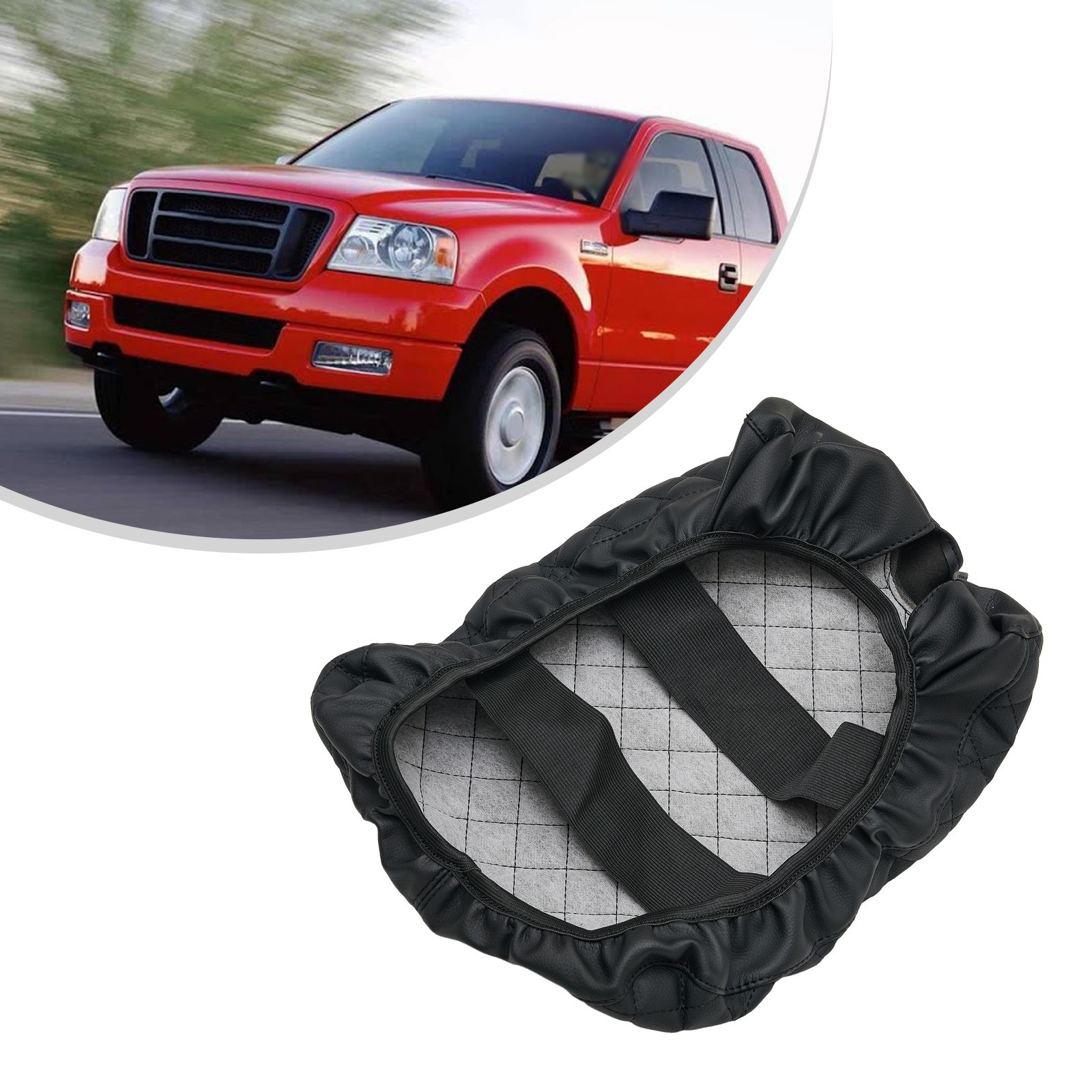 High Quality Microfiber Leather Armrest Cover for Ford F150 for f250 F350 15 22