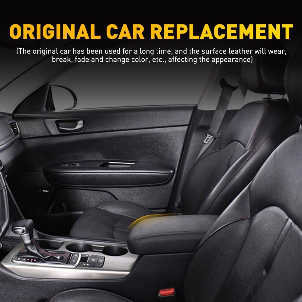 For Kia Optima 16-20 Accessory PU Leather Center Console Lid Armrest Cover 1~10X