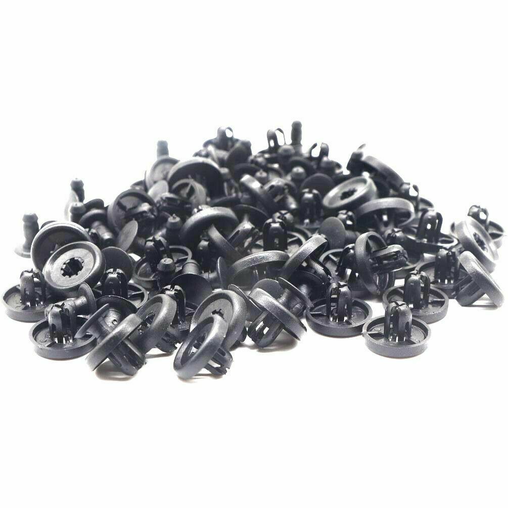 25 Pc Fender Nylon Push Retainer Clips For GM Toyota Lexus 88970767 90467-10183