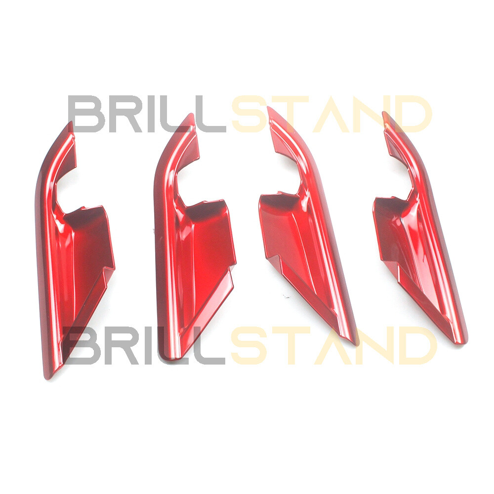 For Toyota Camry 2018-2024 Red ABS Inner Door Handle Cover Trim Accessories