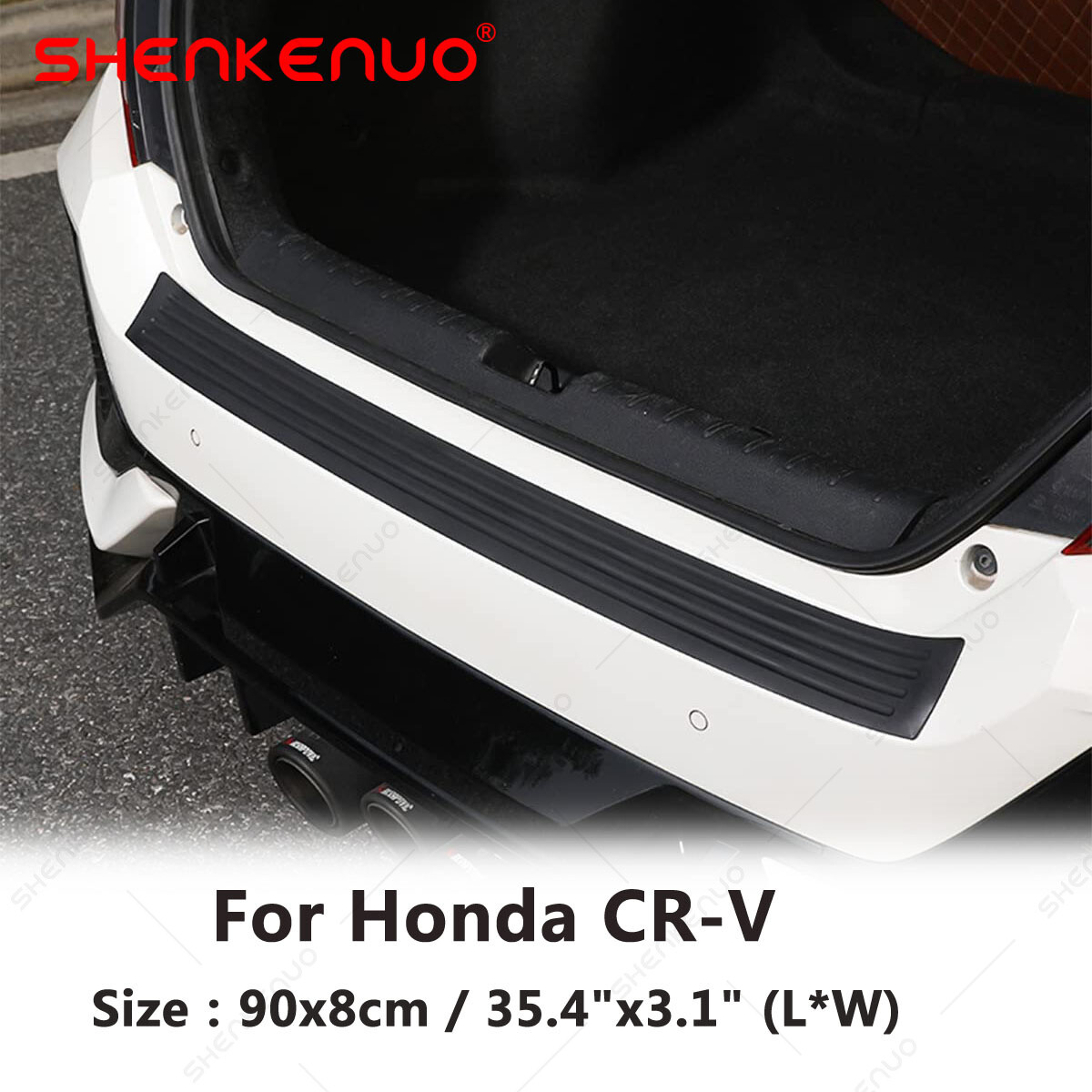 FOR Honda CR-V 2008 -2022 Rear Bumper Protector Gard Trim Rubber Cover US Stock