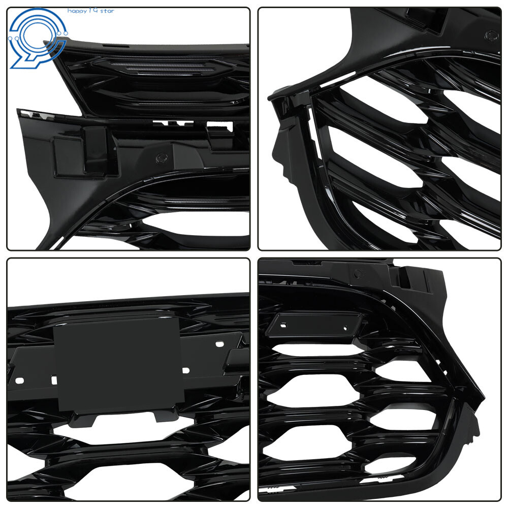 Front Bumper Grille With Chrome Trim For 2023-2024 Chevrolet Trax RS