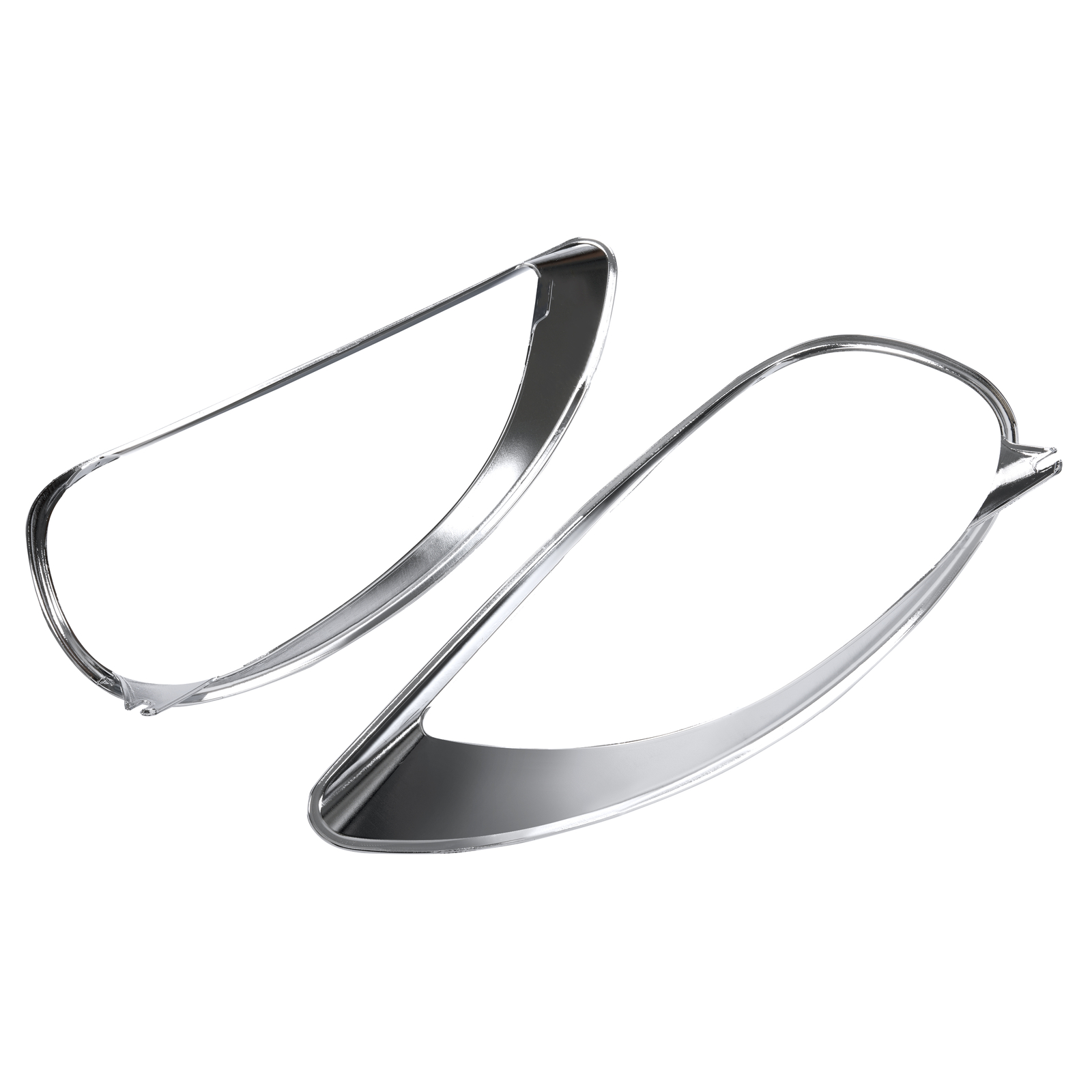 Left & Right Chrome Headlight Bezel Trim For Freightliner Columbia 2001-2017