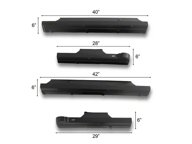 Husky Liners 2874079 Rocker Panel Guards for 2007-2013 GMC Sierra 2500 HD