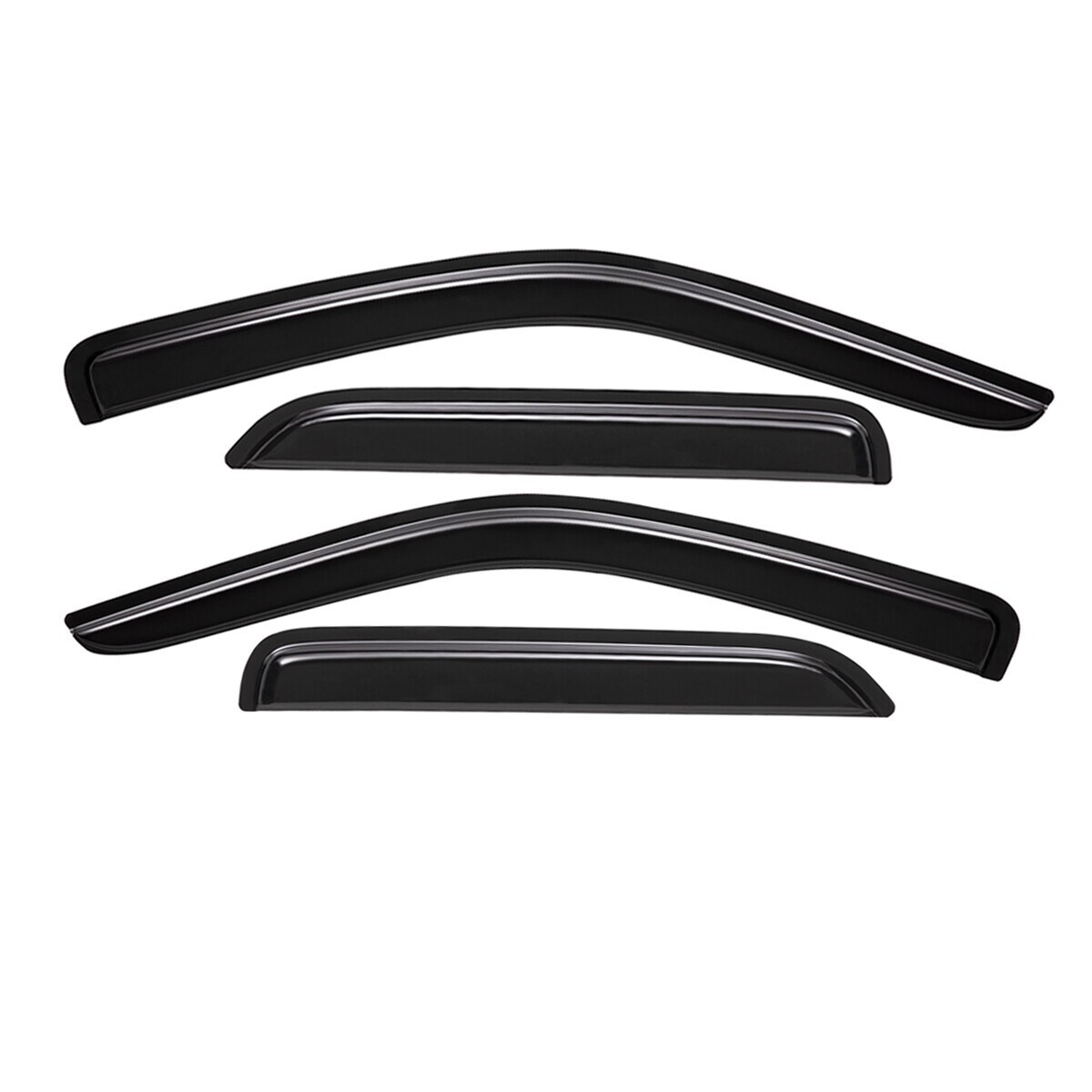 Tape-on Window Vent Visors for 2001-2012 Ford Escape/2008-2011 Mazda Tribute