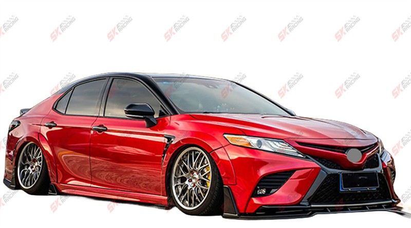 Unpainted ABS Fender Flares Wide Body Exterior For 2018-24 Toyota Camry SE XSE