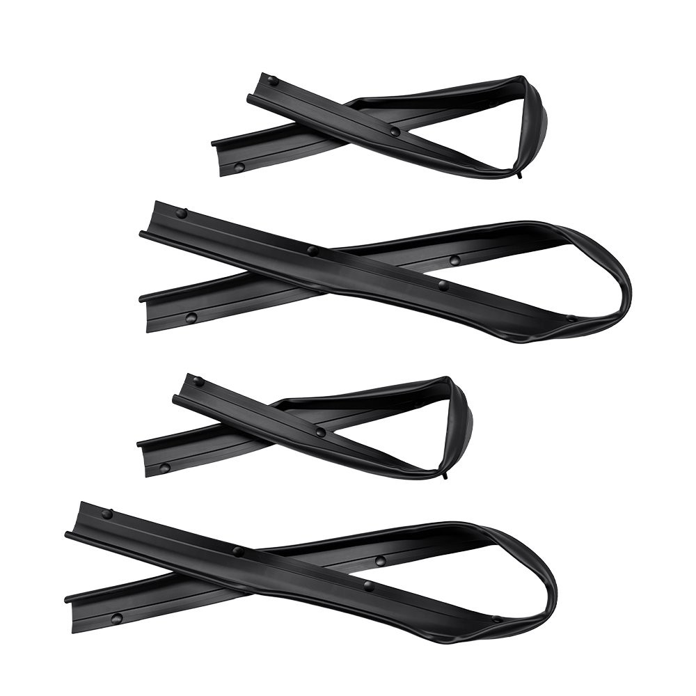 4PCS Front Rear Door Lower Rubber Weatherstrip Seal For Ford F250 F350 F450 F550