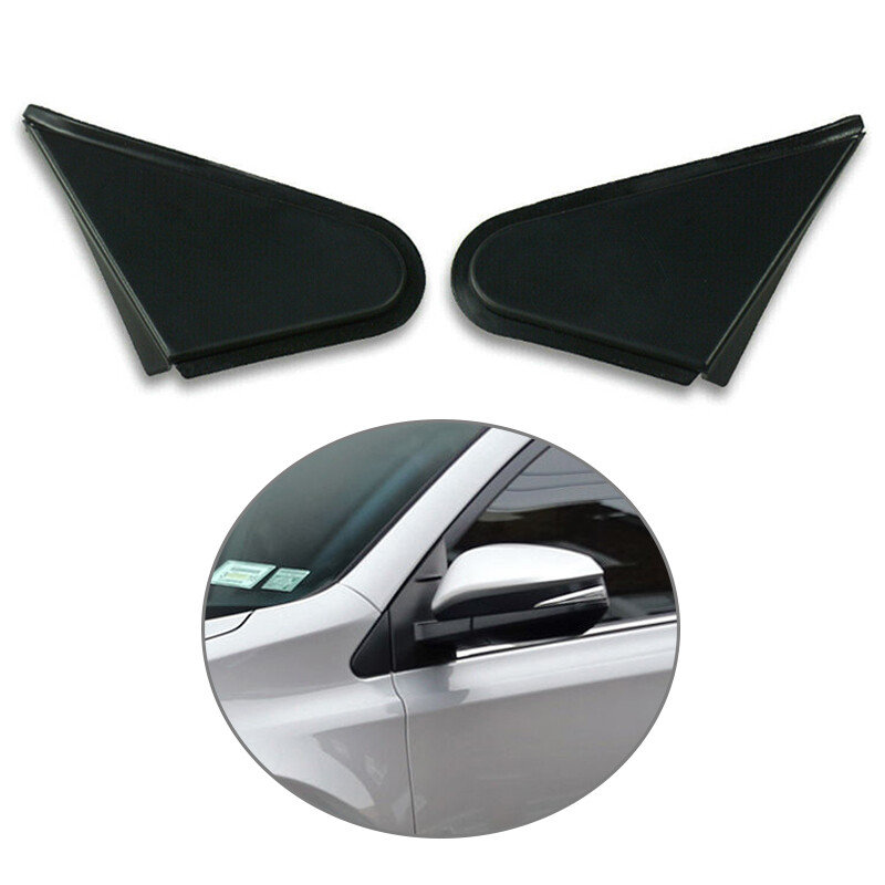 For Toyota RAV4 2013-2018 Pair Side Mirror Corner Triangle Cover Plastic