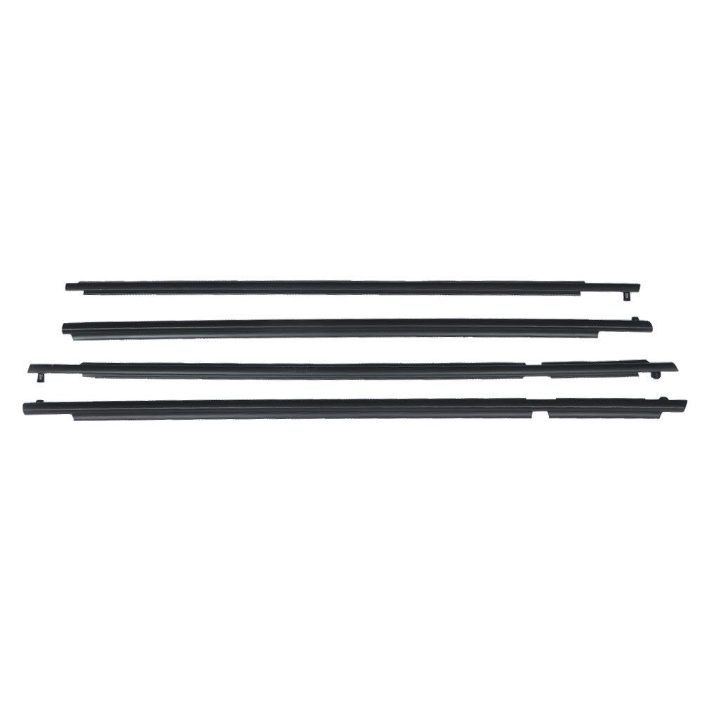 Black Window Weatherstrip Seal Belt Outer Molding Trim For Toyota RAV4 06 -2008