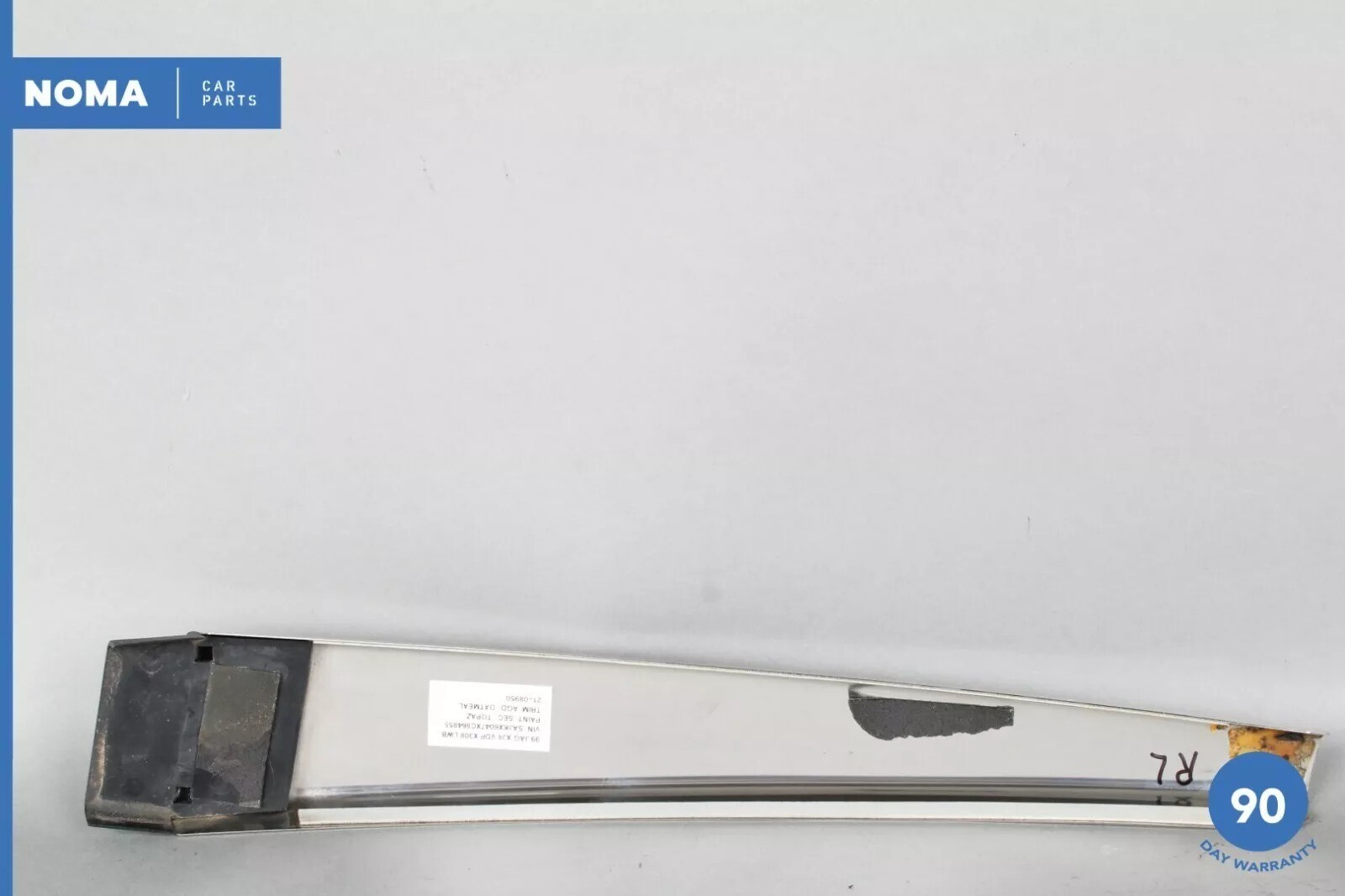 98-03 Jaguar X308 XJ8 XJR Left Driver Side Exterior B-Pillar Molding OEM