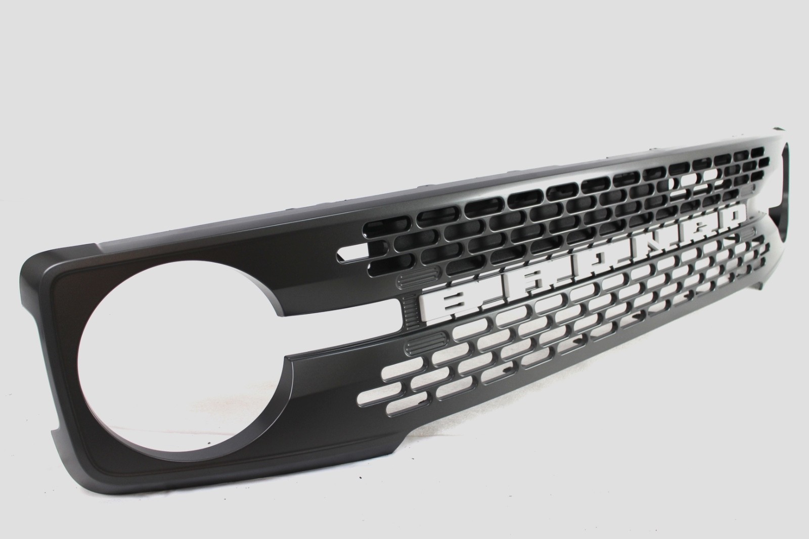 Carbonized Grey Genuine front upper grille insert fits 2021- 2025 Ford Bronco