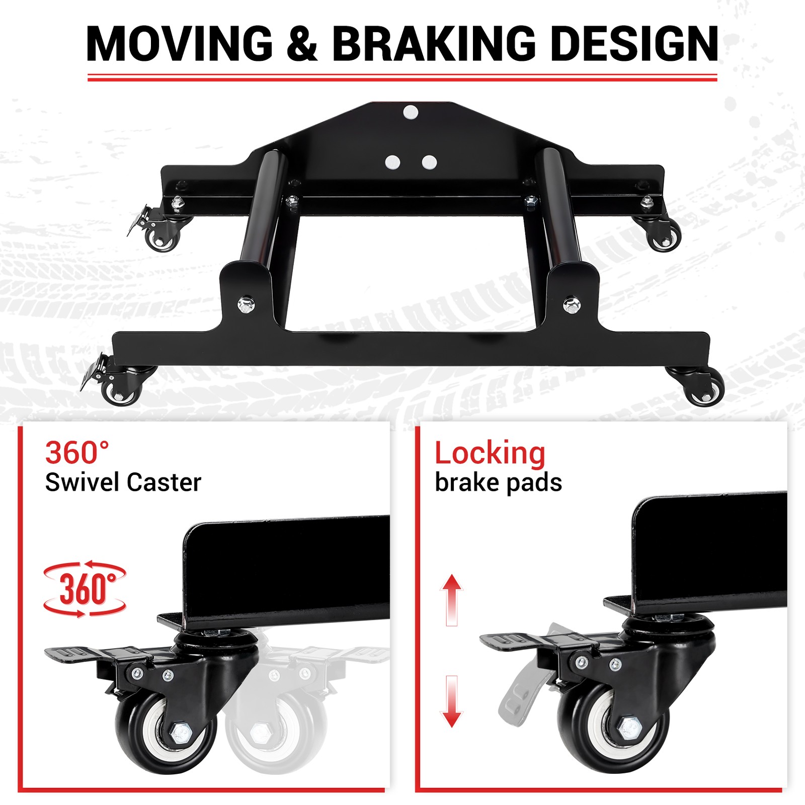 1X Car Wheel Cleaning Stand Tire Clean Detailing Tool for Coating Polishing Rims