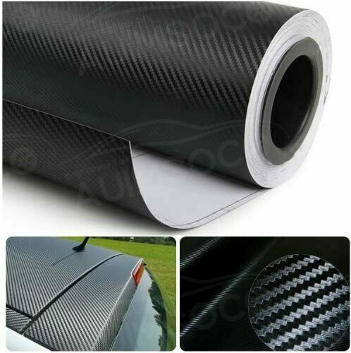 Carbon Fiber Leather Style Scuff Plate Door Sill Cover Car Threshold Step Guard