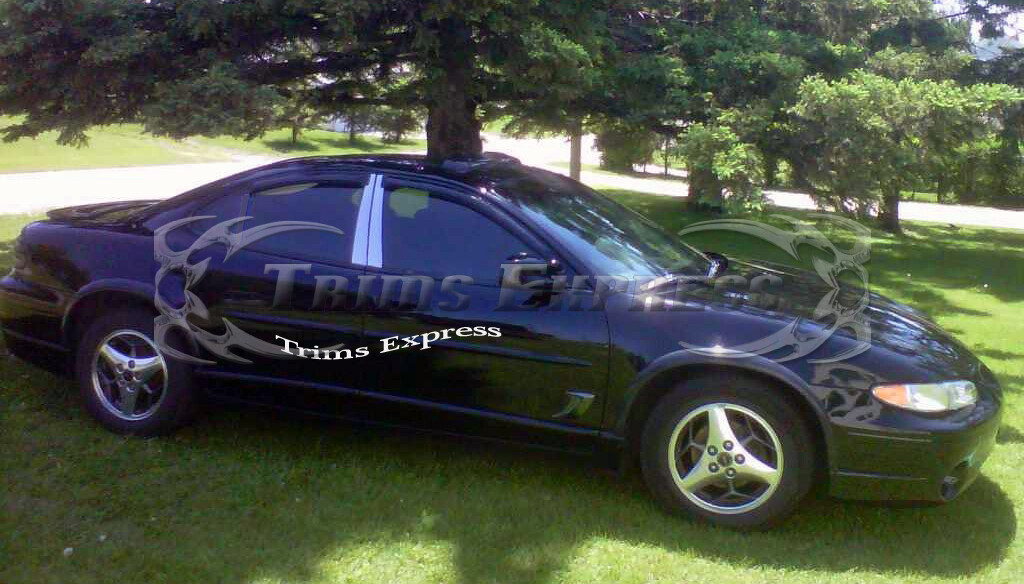 1997-2003 Pontiac Grand Prix 4Pc Chrome Pillar Post Trim Stainless Steel