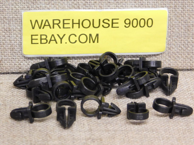 25 Routing Clips Tube Hose Wire Auveco 14530 Universal, For Use on any Auto