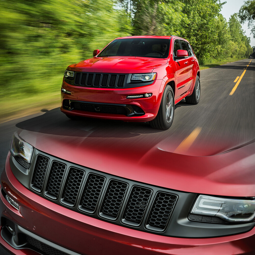 3PCS Front Mesh Honeycomb Insert Grill For 2014-2016 Jeep Grand Cherokee Black