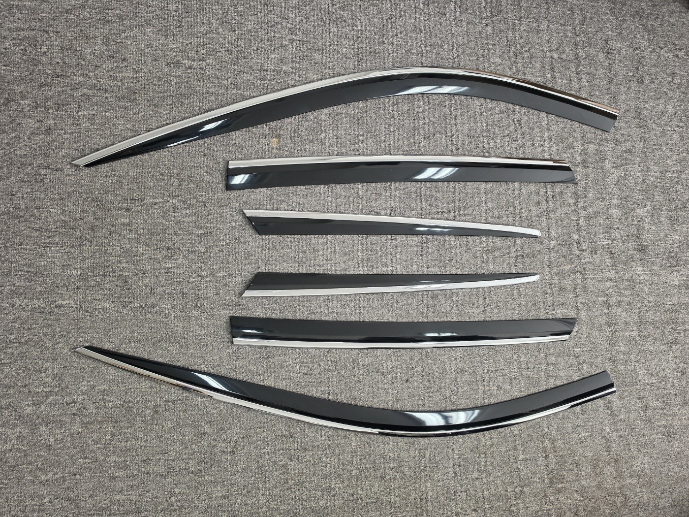 Premium Door Visor Rain Vent Guard Window 4P E456 Ups for Genesis GV80 2021~2023