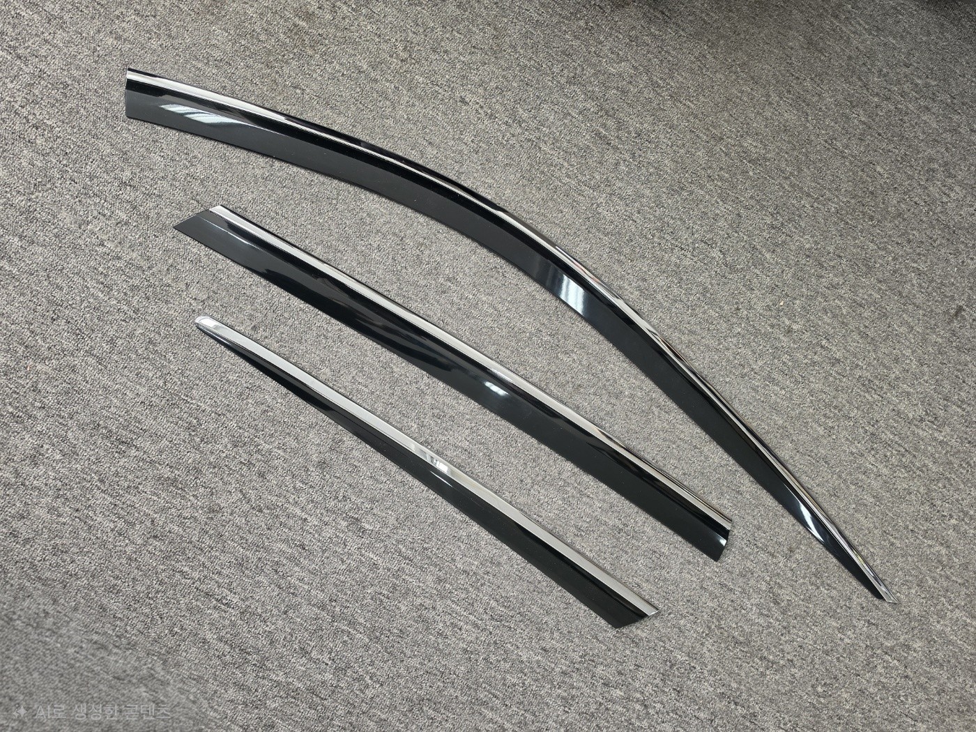 Premium Door Visor Rain Vent Guard Window 4P E456 Ups for Genesis GV80 2021~2023