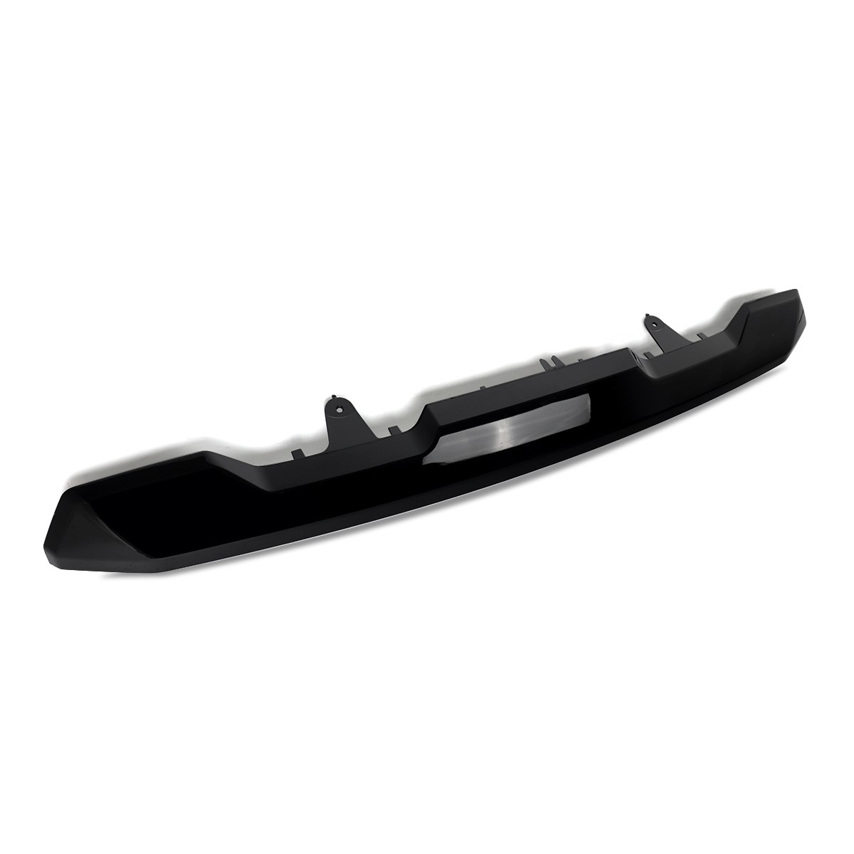 Gloss Black Front Upper Hood Molding Trim For 2020-2023 GMC Sierra 2500HD 3500HD