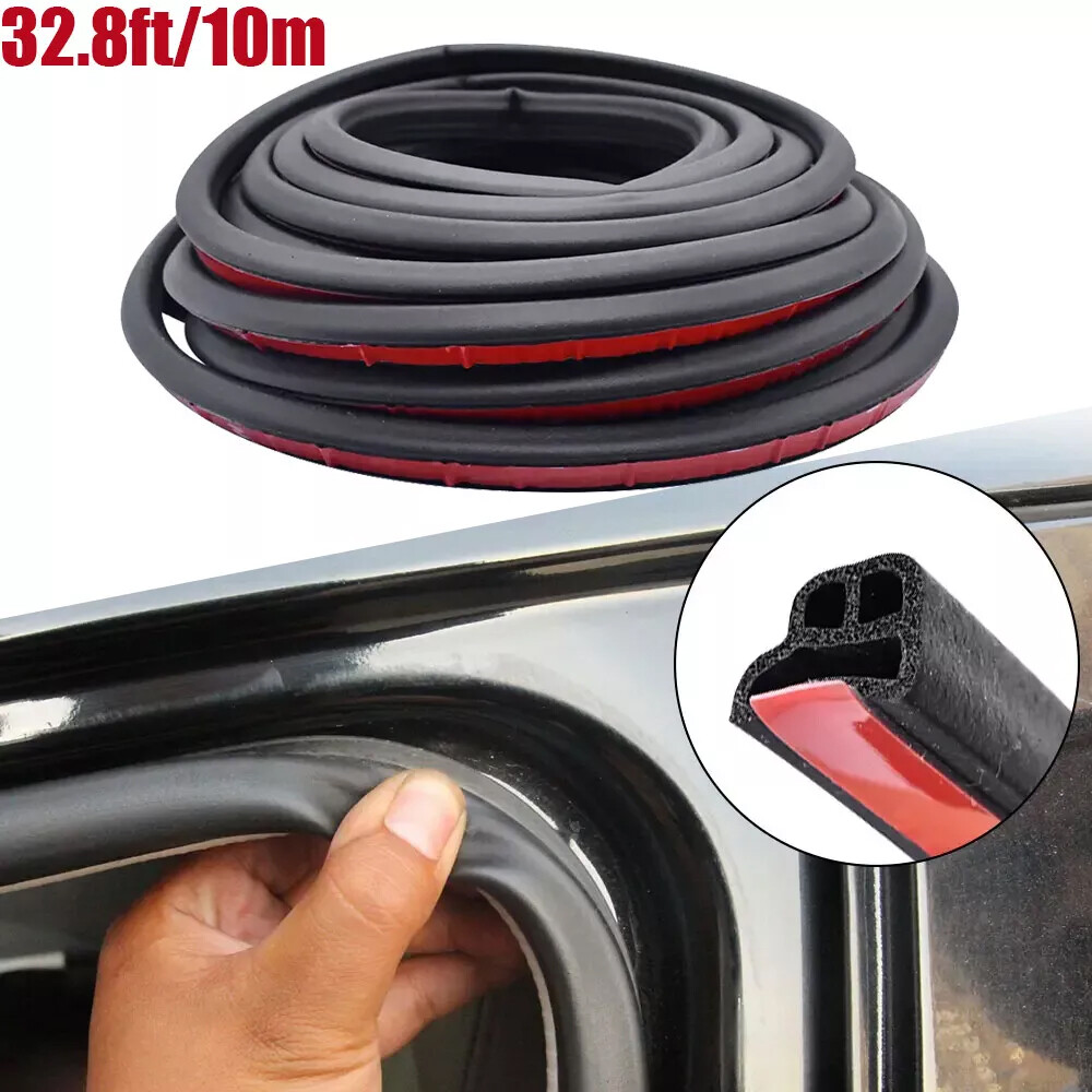 32.8 Ft Car Rubber Seal Trim Molding Door Edge Protector Weather Strip For Ford