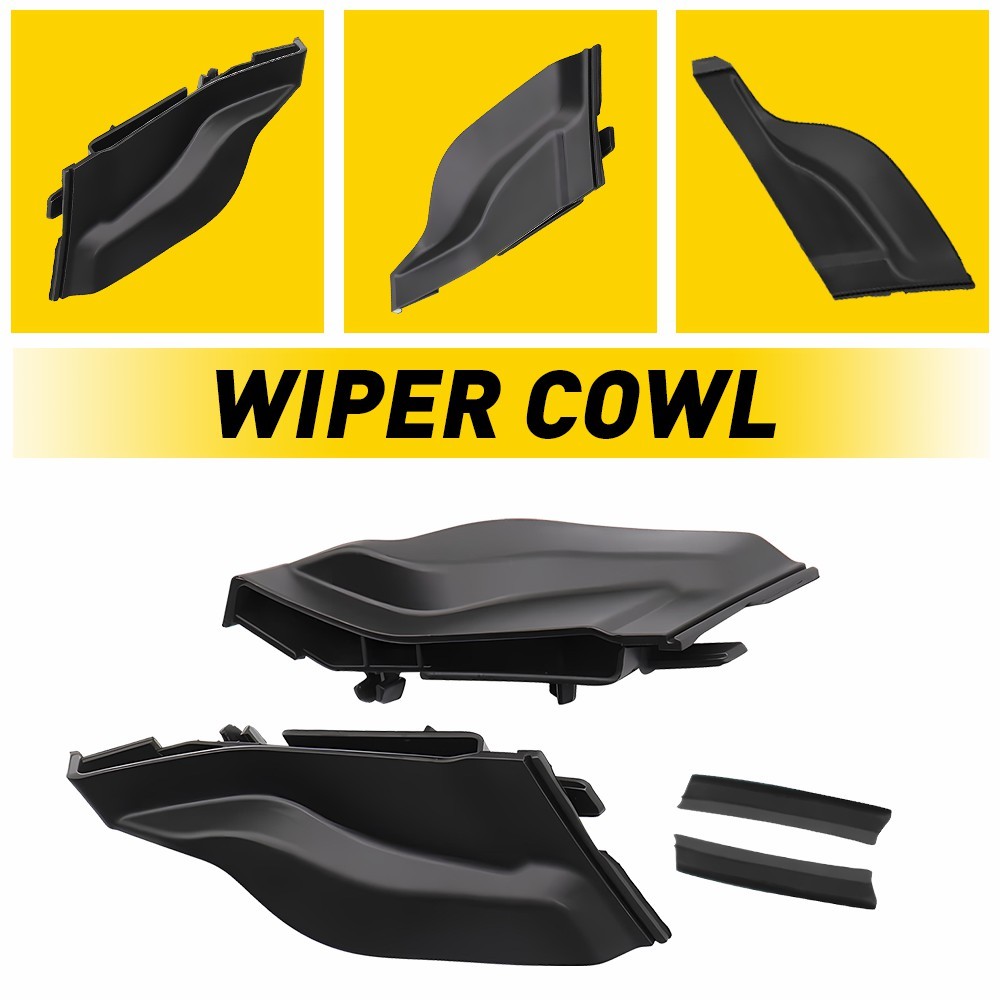 For Toyota Prius 2010-2015 Front Wiper Windshield Side Cowl Extension Cover Trim