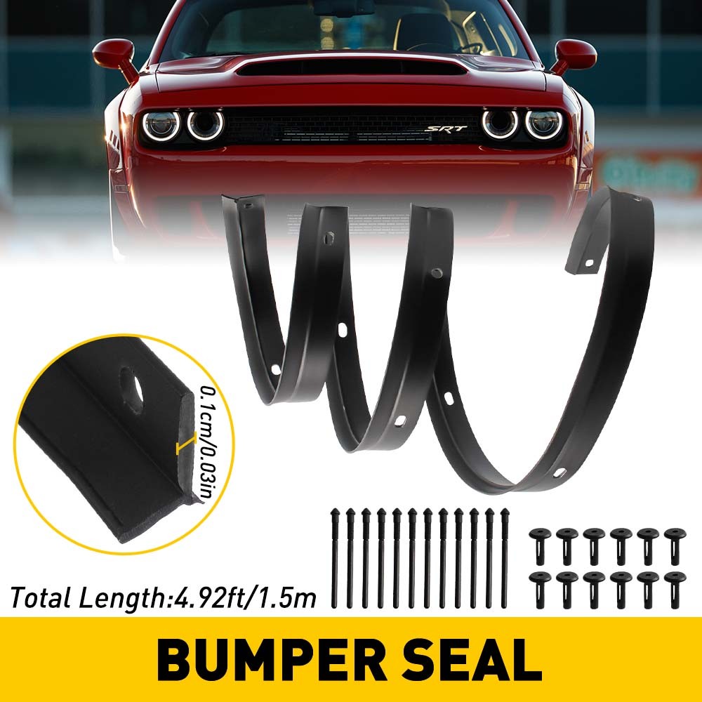 Front Fascia Bumper Hood Seal & Rivets For 2008-2022 Dodge Challenger 68051392AB