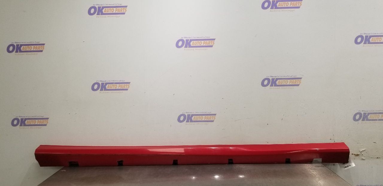 12 DODGE CHARGER SRT8 ROCKER PANEL MOLDING SIDE SKIRT RIGHT PASSENGER RED
