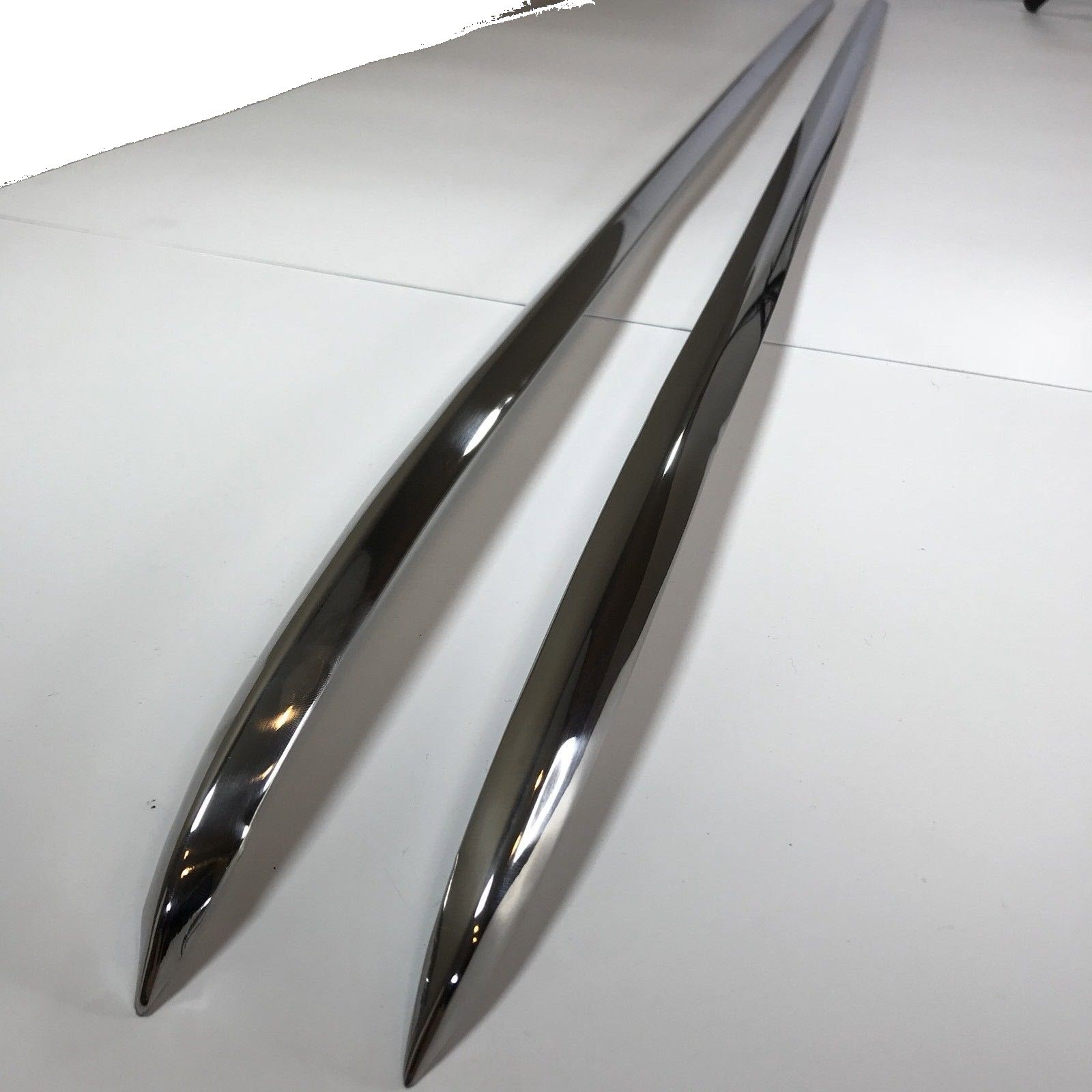 Pair (2) Front Fender Stainless Trim Molding Strip for 1949-1950 Chevrolet Car