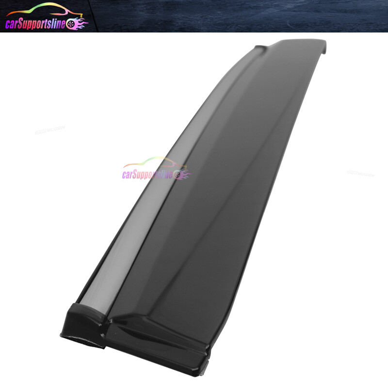 Fits 17-22 CR-V Slim Style Window Visor Guard w/ Chrome Trim & Silver Mugen