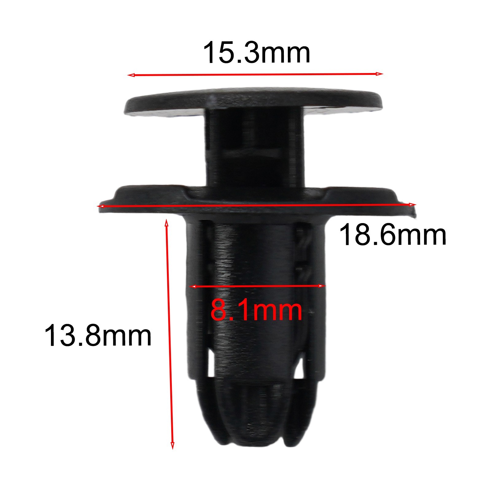 Quick and Simple Installation Bumper Retainer Clips for Hyundai i30 10 Pieces