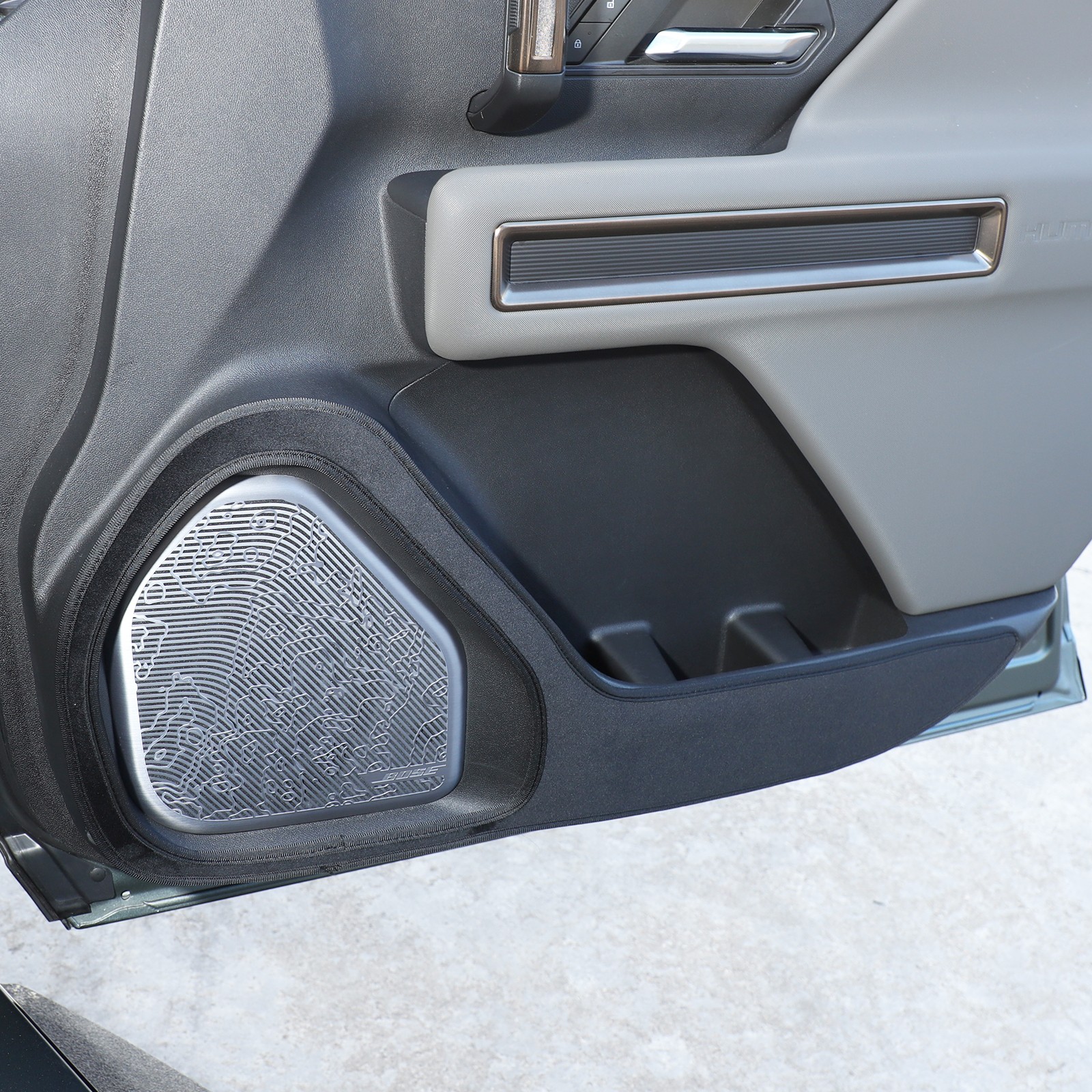 Car Inner Door Anti Kick Pad Protection For Hummer EV 2022-2024 Velvet Pad 7PCS
