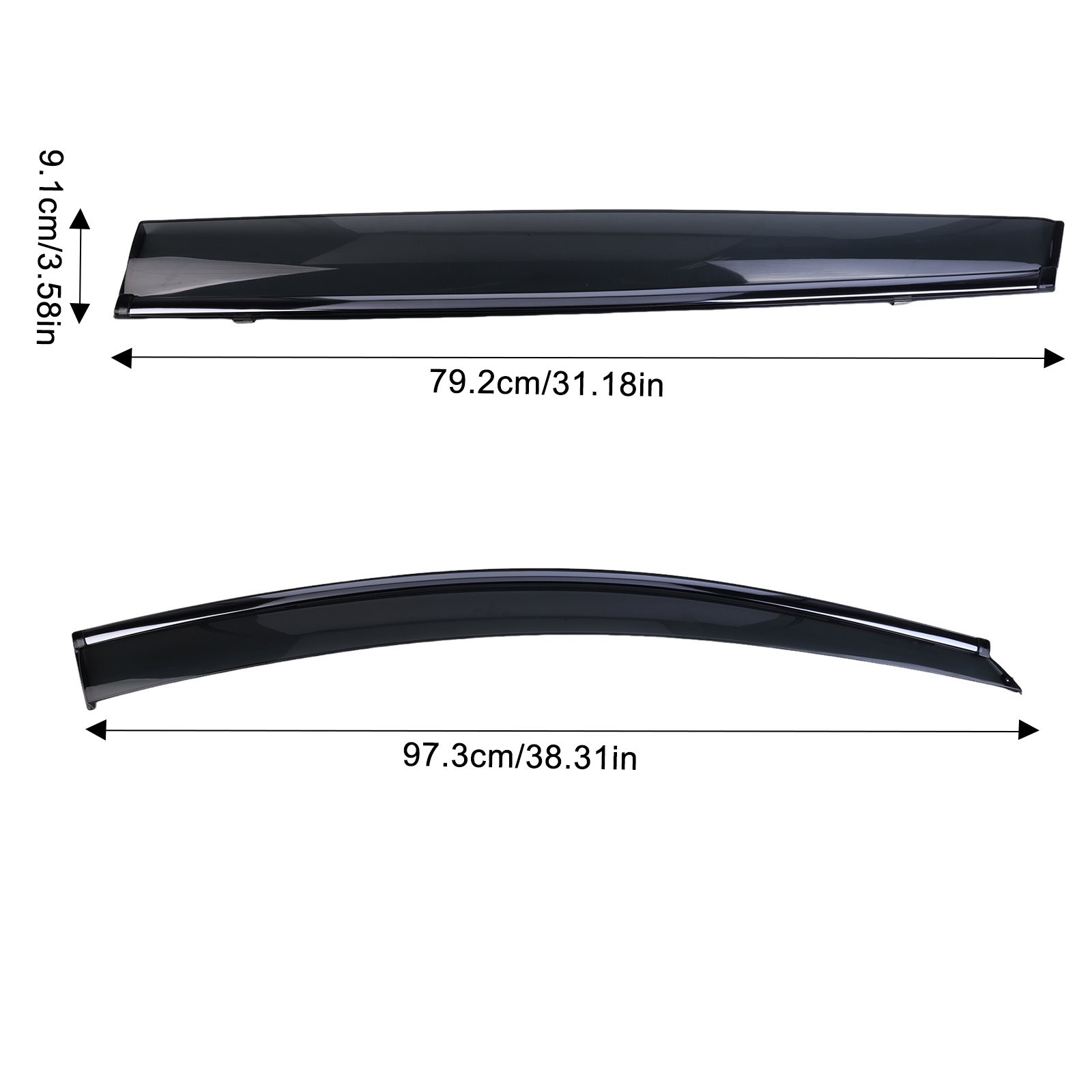 In-Channel Vent Window Visors Rain Sun Guard Deflector For Kia Sorento 2016-2020